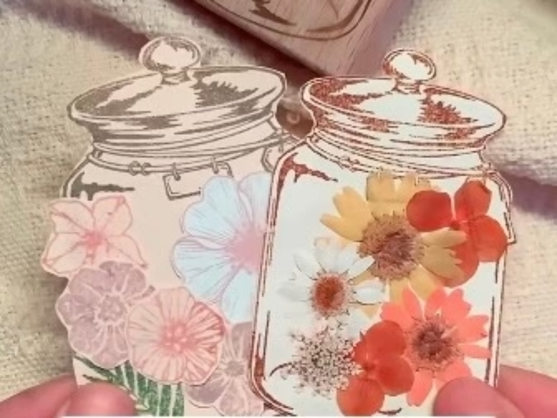 Creating Unique Flower Vase Decorations with Rubber Stamps: A DIY Guide