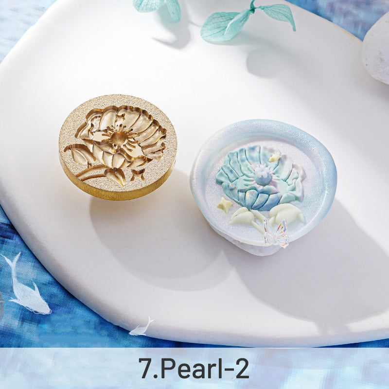 3D Relief Ocean Series Wax Seal Stamp sku-7