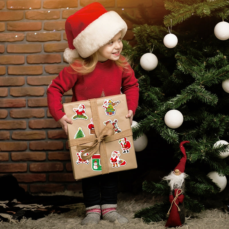 Christmas Holographic Hot Stamping Vinyl Stickers - Stamprints3