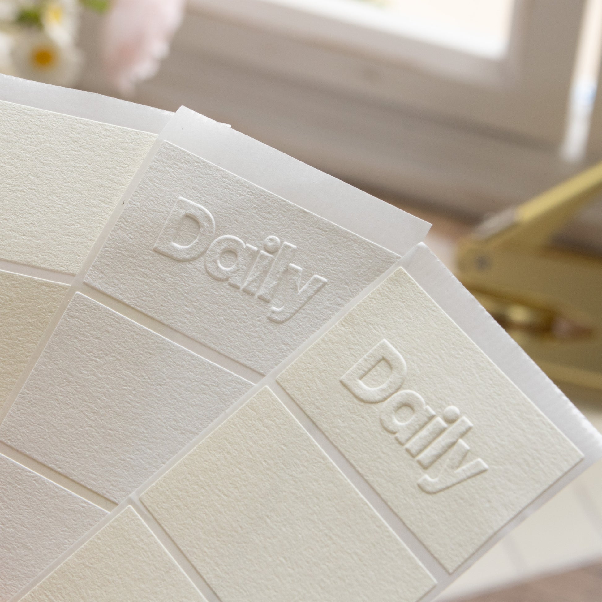 Blank Textured Embosser Stickers2