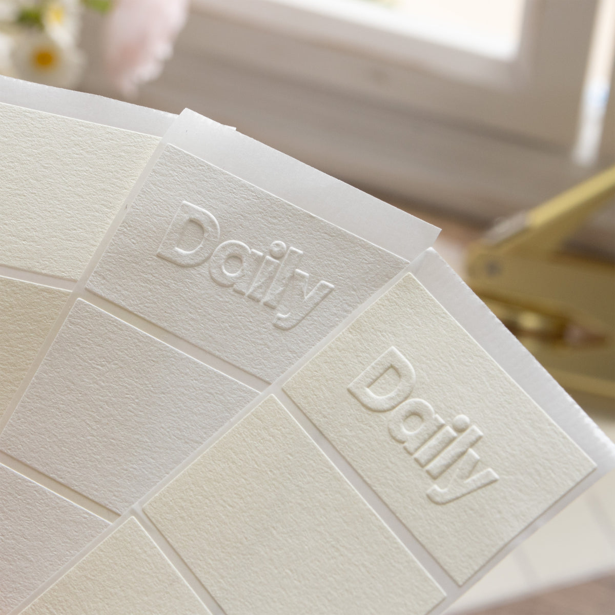 Blank Textured Embosser Stickers2