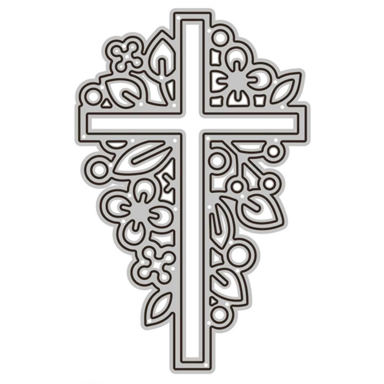 Easter Cross Wreath Carbon Steel Crafting Dies Scrapbooking Die-Cuts51