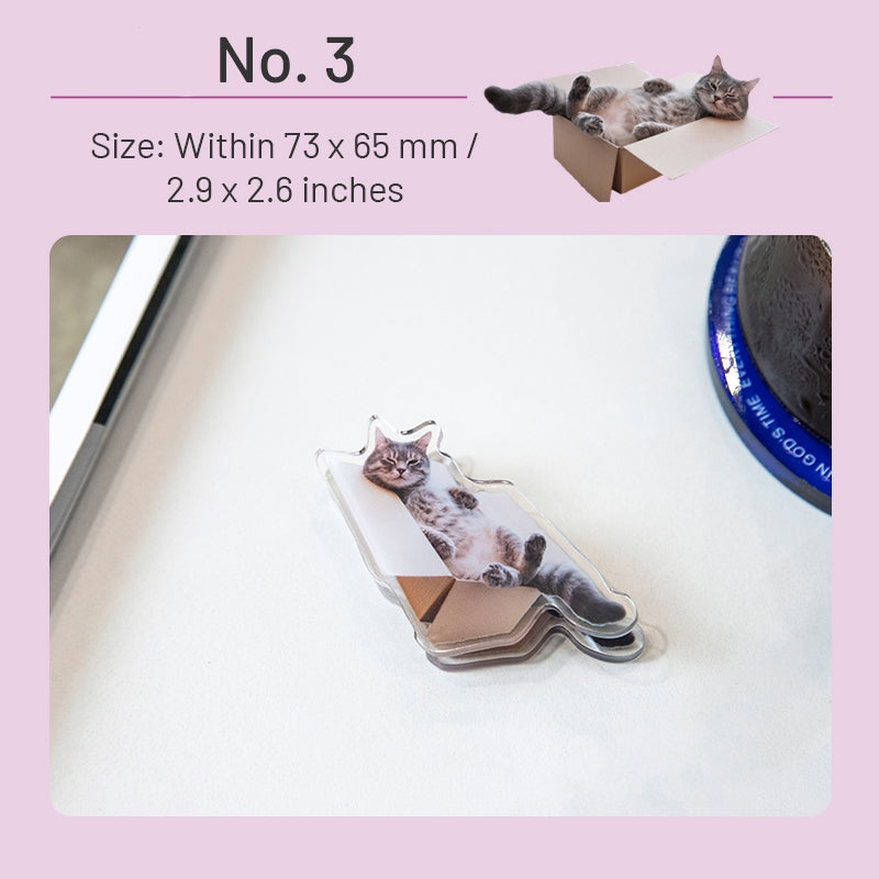 Adorable Cat Acrylic Clips sku-3
