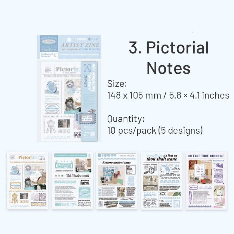 Art Magazine Pictorial Paper -  Words, Flowers, Sculptures, Piano sku-3