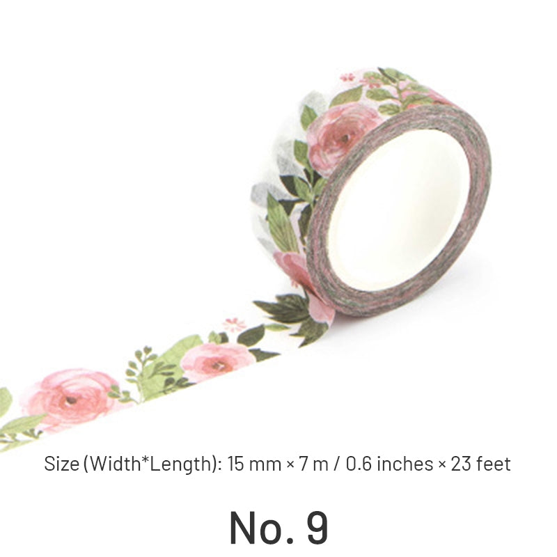 Artistic Japanese Motif Washi Tape sku-9