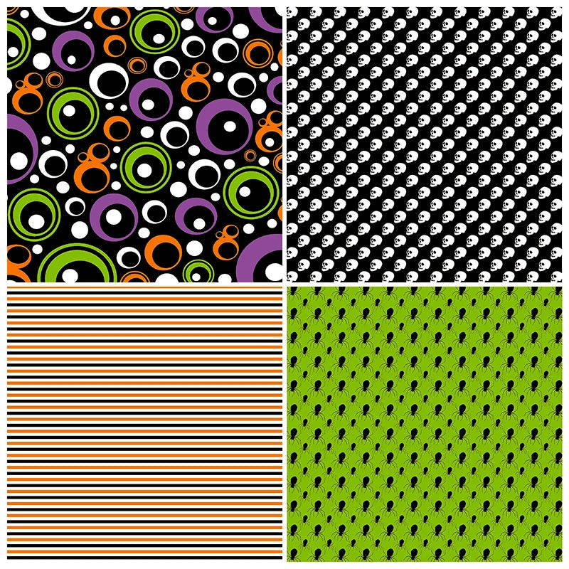 Basic Halloween Decorative Scrapbook Paper b2