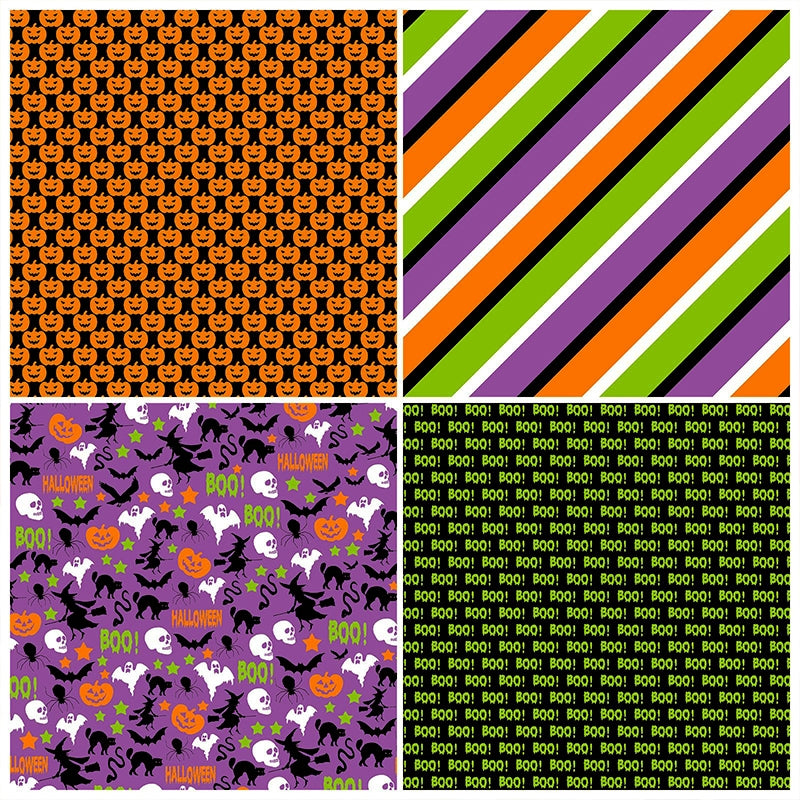 Basic Halloween Decorative Scrapbook Paper b4