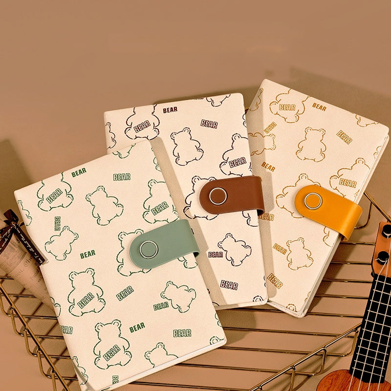 Cartoon Bear Diary Notebook a