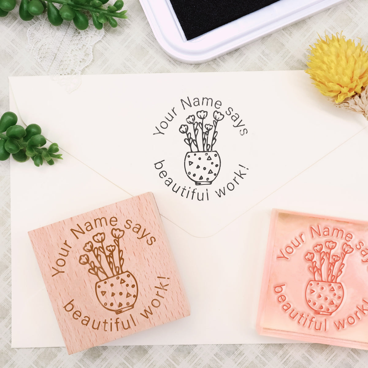 Children's Day Custom Cartoon Star Rubber Stamp-13 1