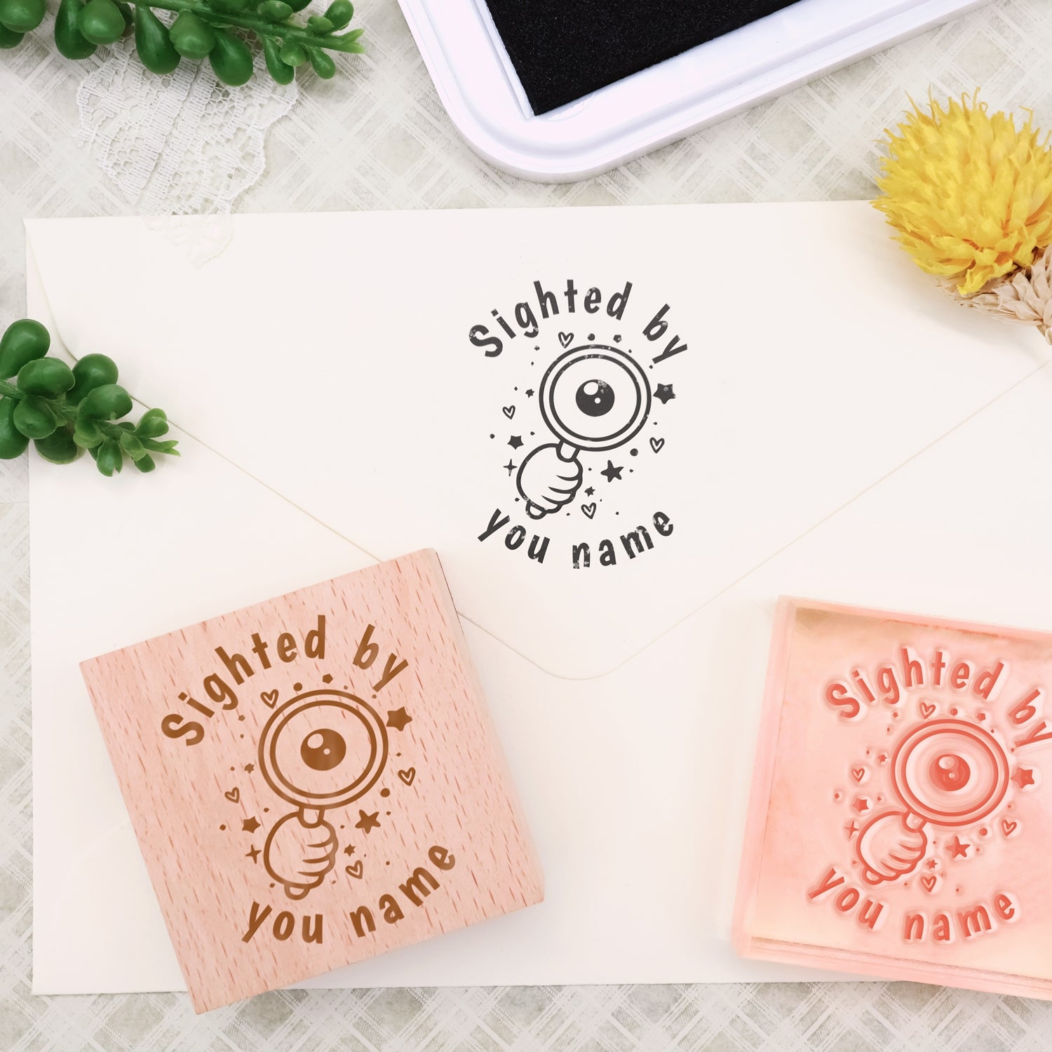 Children's Day Custom Cartoon Star Rubber Stamp-20 1