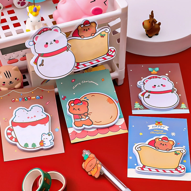 Christmas Cartoon Bear Sticky Notes b