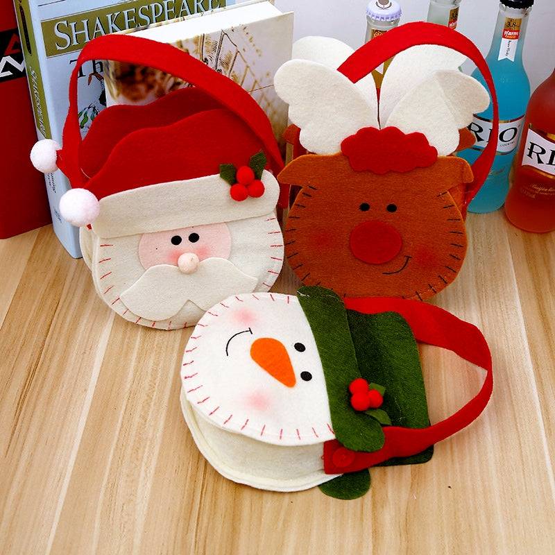 Christmas Cartoon Gift Bag a