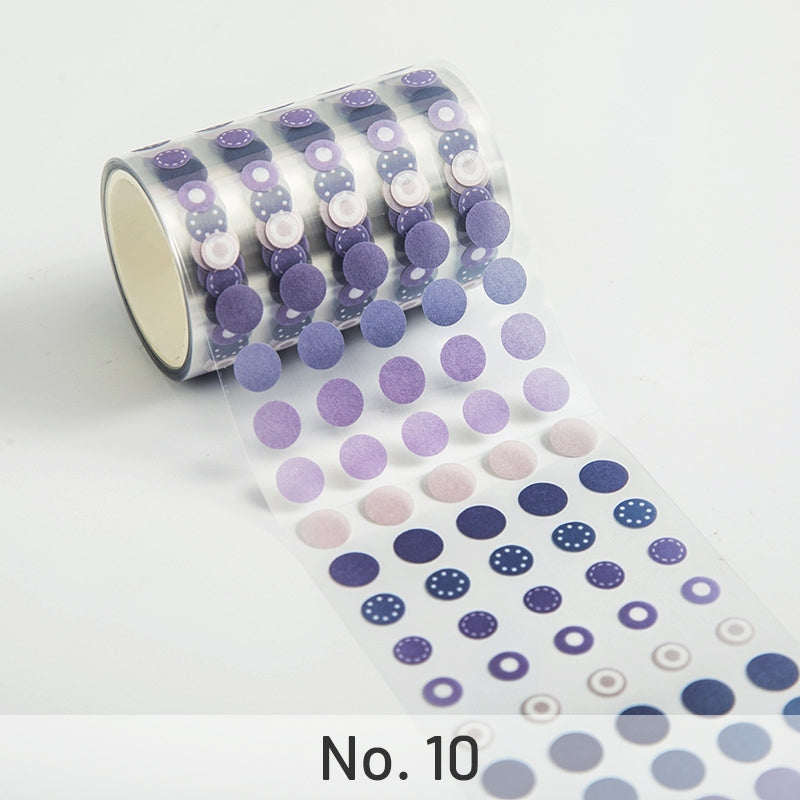Colorful Dot Multi-Size Washi Tape-sku10