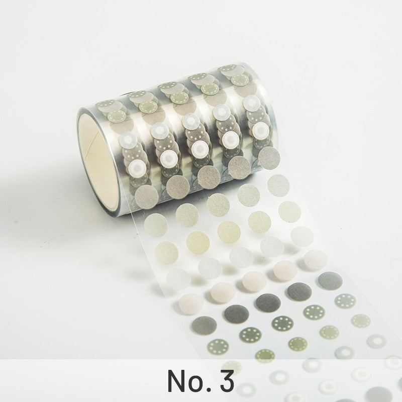 Colorful Dot Multi-Size Washi Tape-sku3