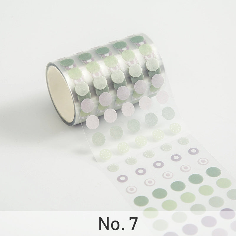 Colorful Dot Multi-Size Washi Tape-sku7