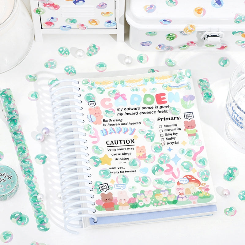 Colorful Bubble Washi Stickers b2