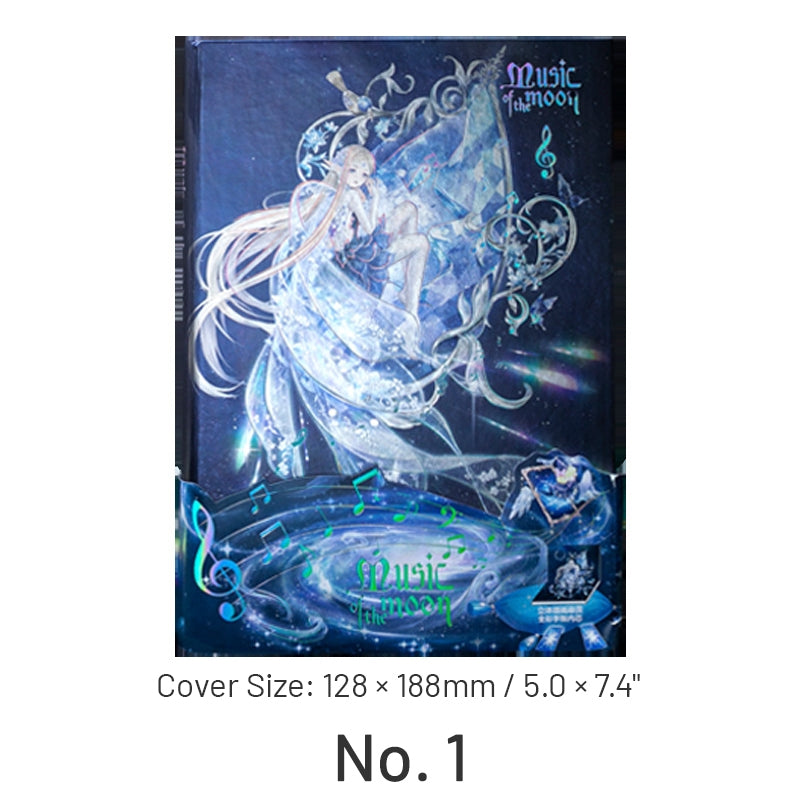 Creative Luminous Artistic Hot Stamping Notebook sku-1