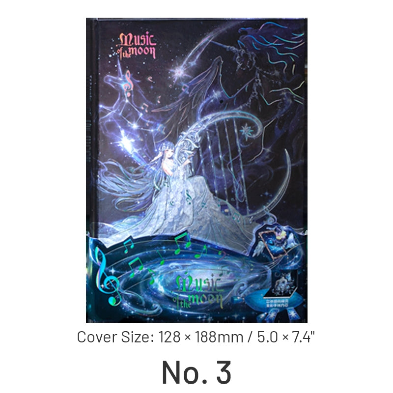 Creative Luminous Artistic Hot Stamping Notebook sku-3