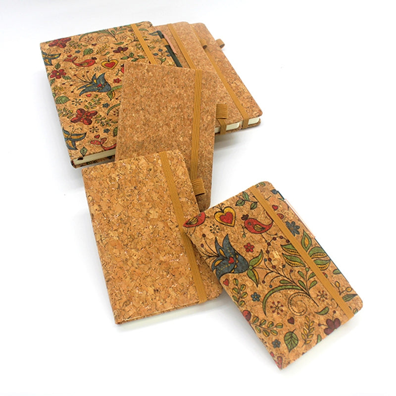 Creative PU Cork Cover Notebook b