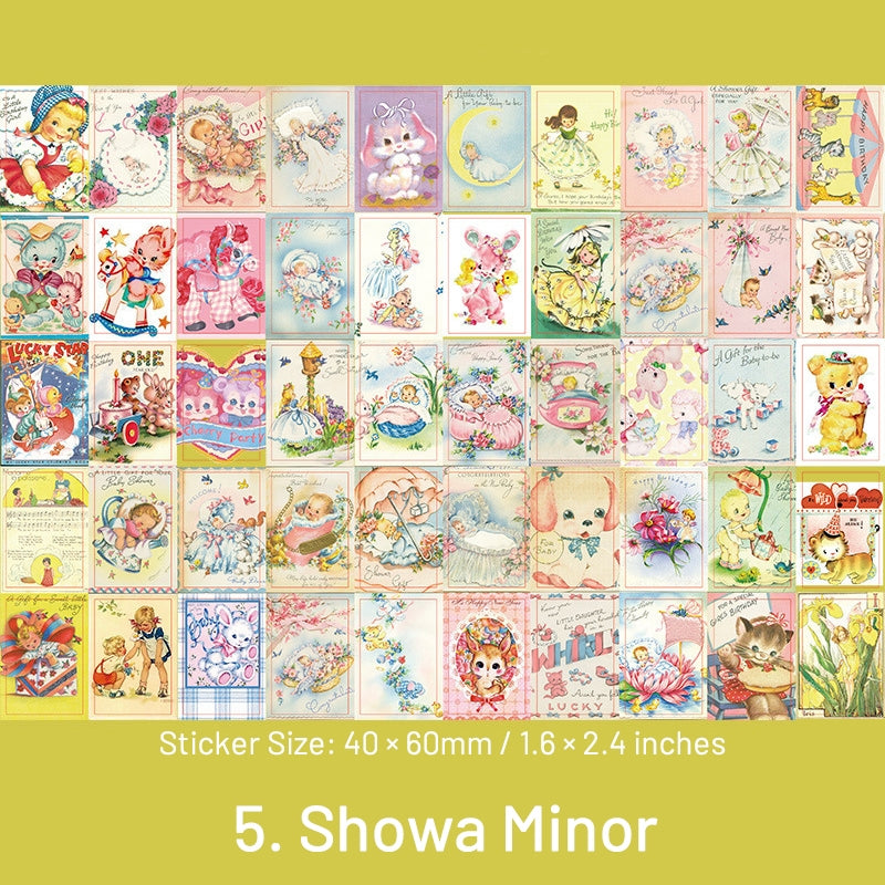 Creative Vintage Mini Washi Sticker Pad Book sku-5