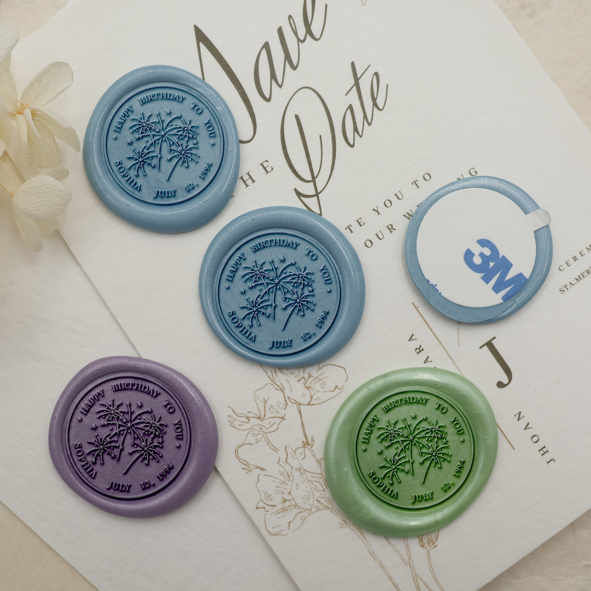 Custom Crown Birthday Wax Seal Stamp-14 3
