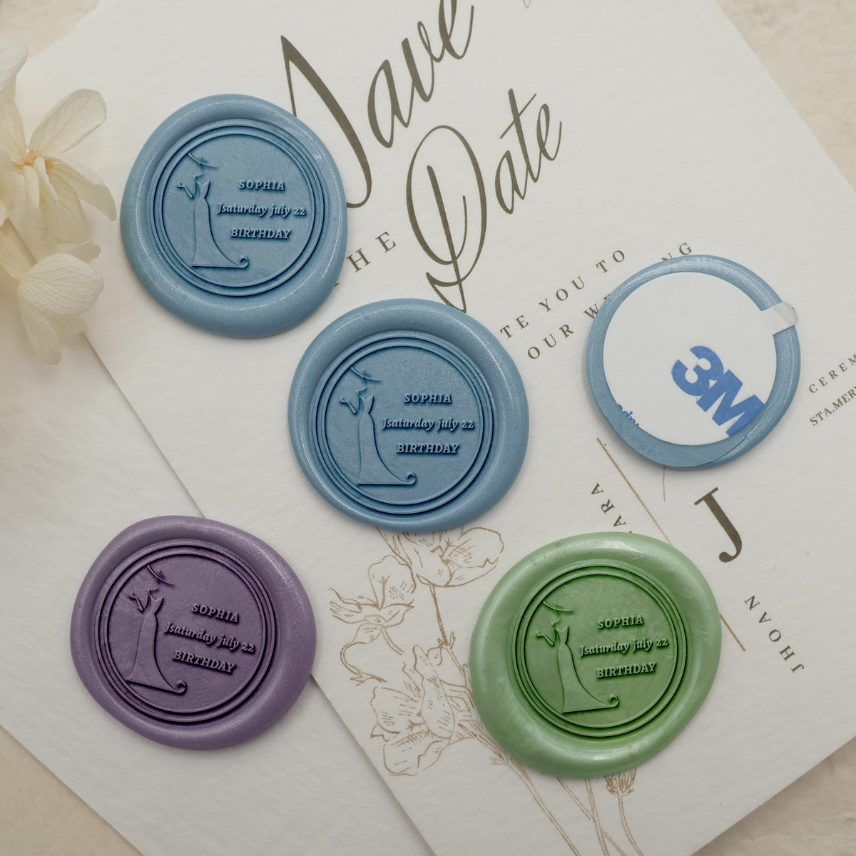 Custom Crown Birthday Wax Seal Stamp-18 3