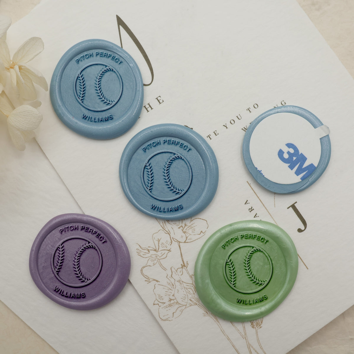 Custom Tennis Name Wax Seal Stamp - Stamprints2