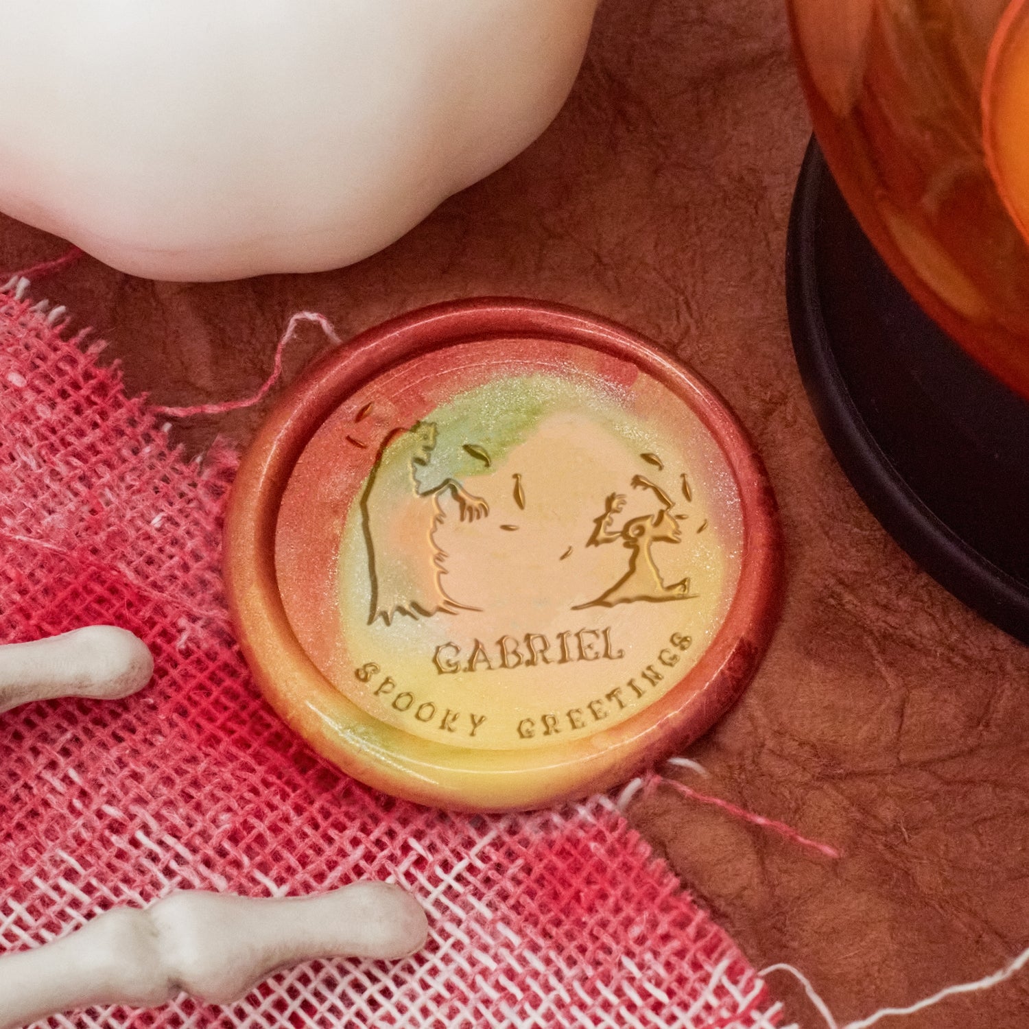 Custom Zombies Halloween Name Wax Seal Stamp 2