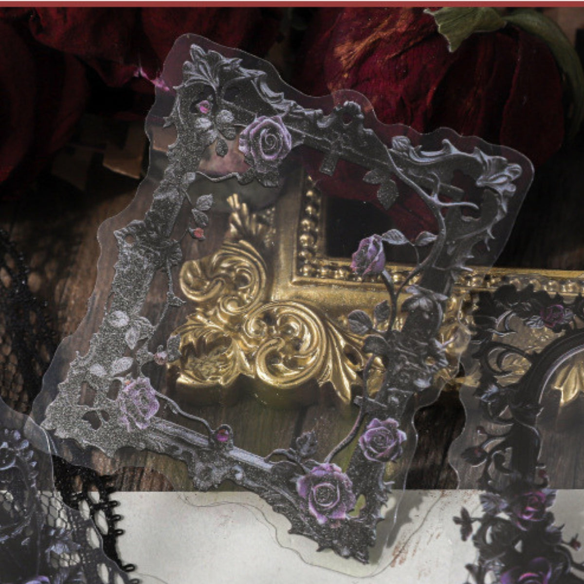 Dark Gothic Series Gorgeous Landscape Border 11