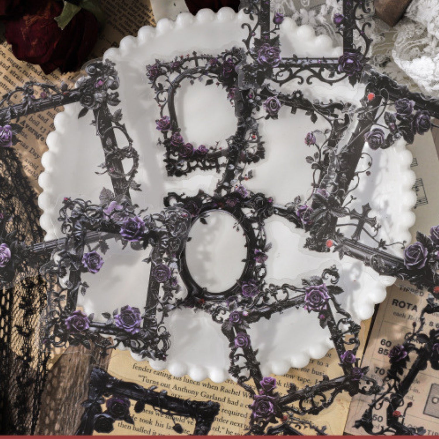 Dark Gothic Series Gorgeous Landscape Border 12
