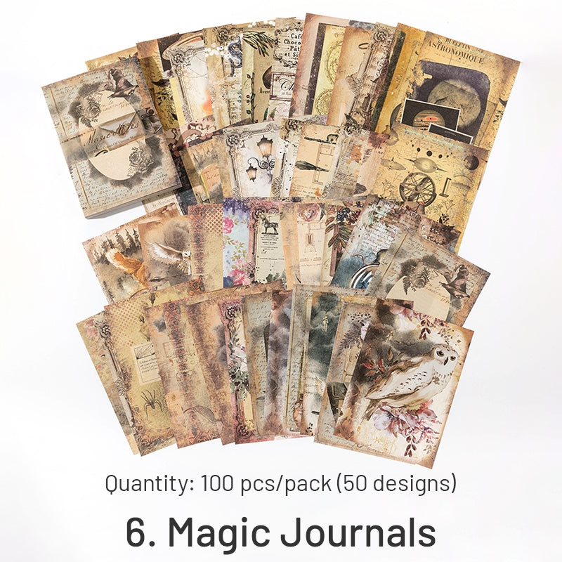 Day and Night Series Collage Journal Paper sku-6