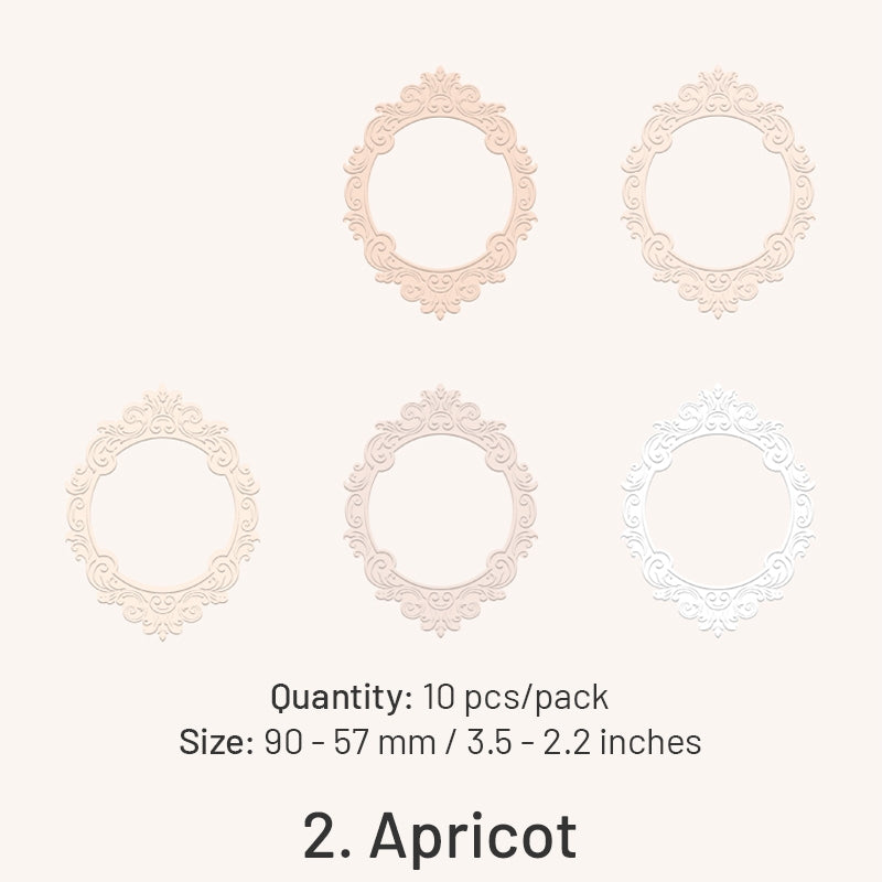 Embossed Die-cut Hollow Border Cardstock Scrapbook Paper sku-2