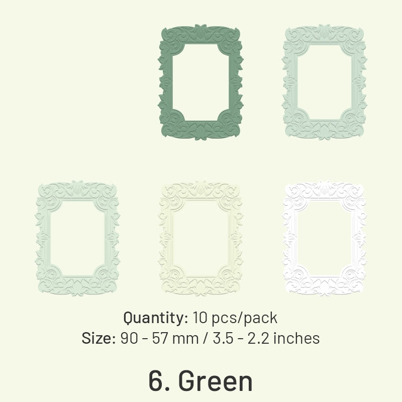 Embossed Die-cut Hollow Border Cardstock Scrapbook Paper sku-6