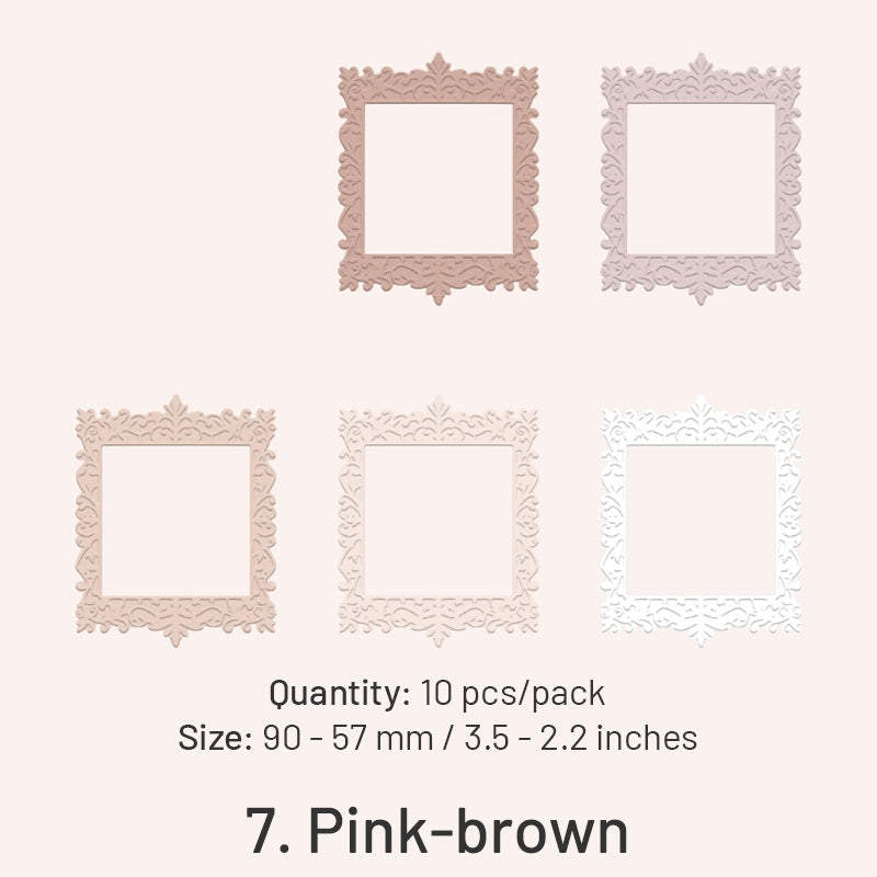 Embossed Die-cut Hollow Border Cardstock Scrapbook Paper sku-7