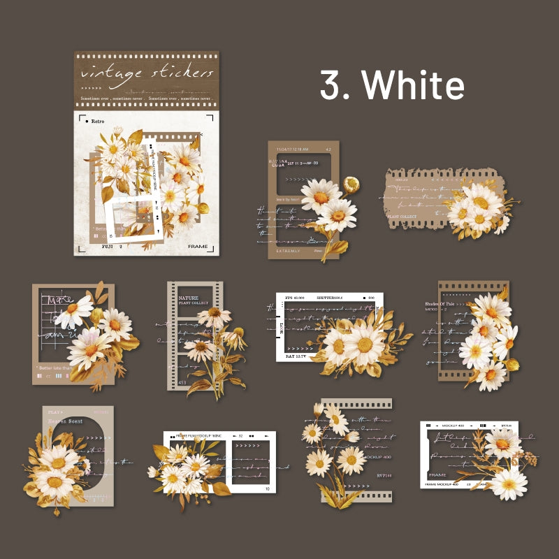 Film and Flower PET Stickers sku-3