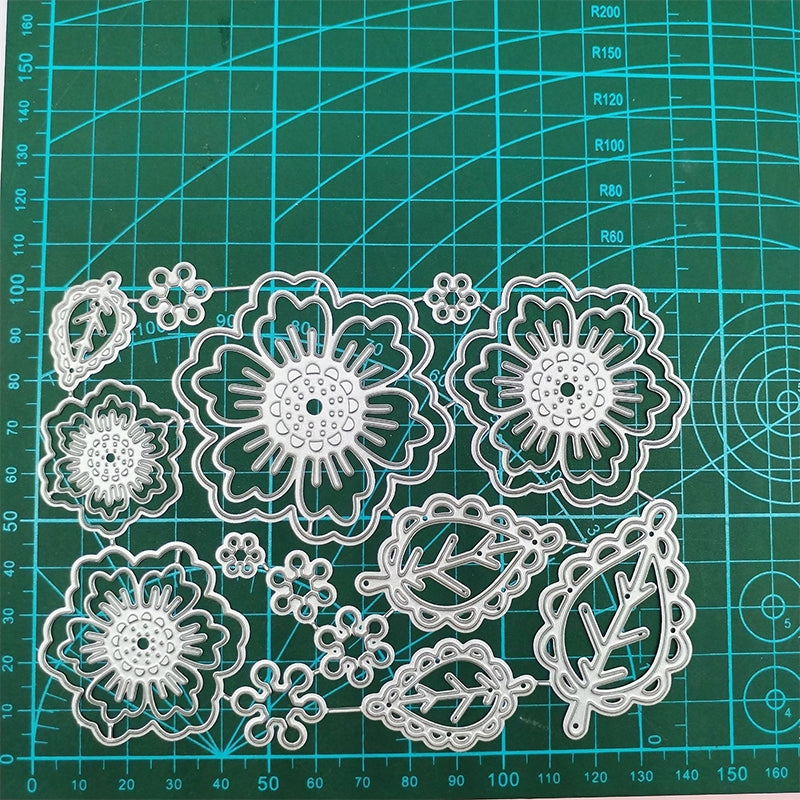 Flower and Leaf Carbon Steel Crafting Dies  sku