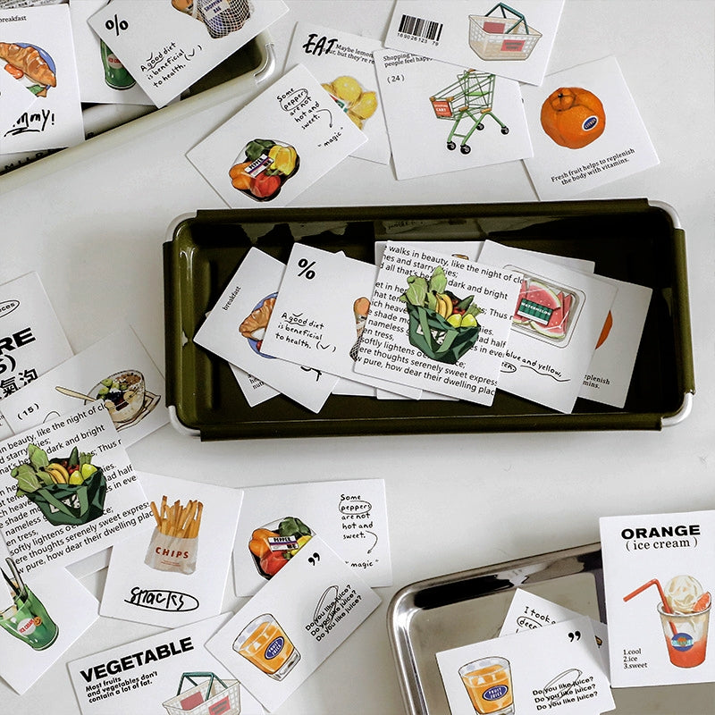 Food Stickers - Bread, Cookies, Biscuits, Cheese, Food, Drinks b-