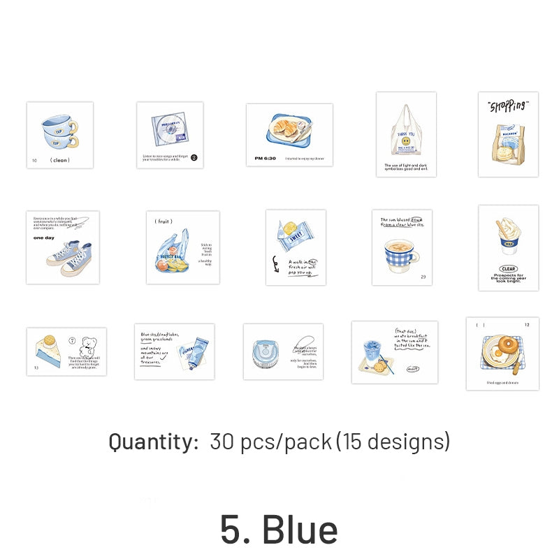 Food Stickers - Bread, Cookies, Biscuits, Cheese, Food, Drinks sku-5
