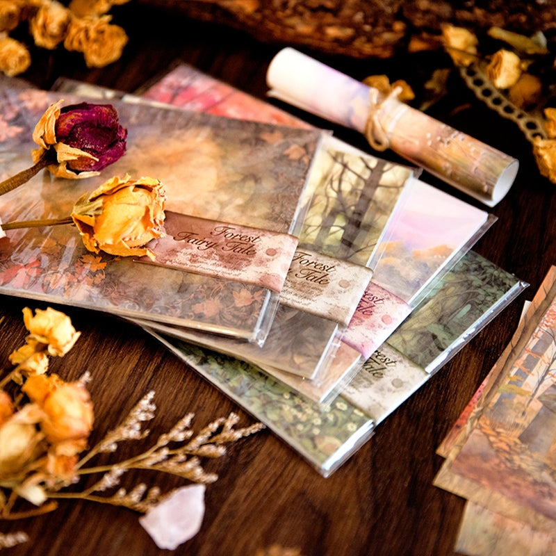 Forest Fairy Tale Background Scrapbook Paper a