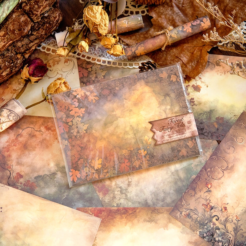 Forest Fairy Tale Background Scrapbook Paper b7