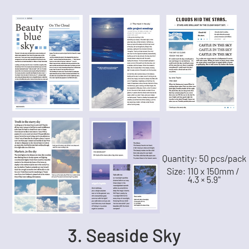 Freeze the Moment Series Retro Newspaper Decorative Paper sku-3