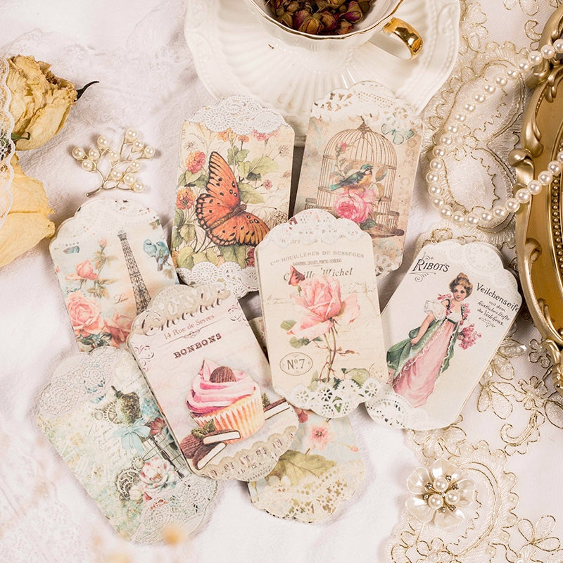 Graceful Silk Series Vintage Lace Decorative Paper a