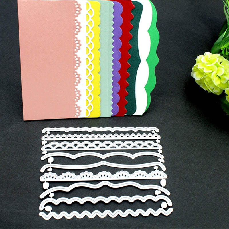 Greeting Card Border Carbon Steel Crafting Dies Set a2