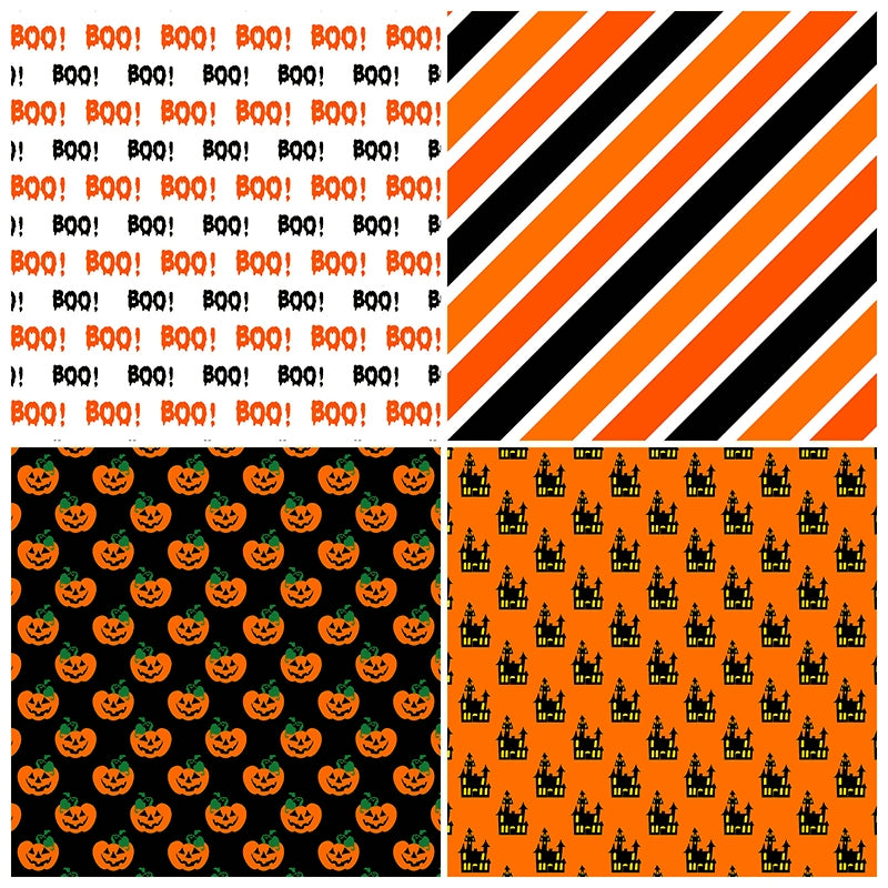 Halloween Basic Decorative Scrapbook Paper b4