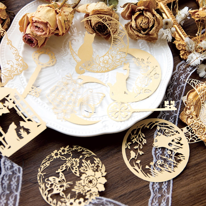 Lace Collection Hollow Lace Paper - Frames, Butterflies, Bird Cages b5
