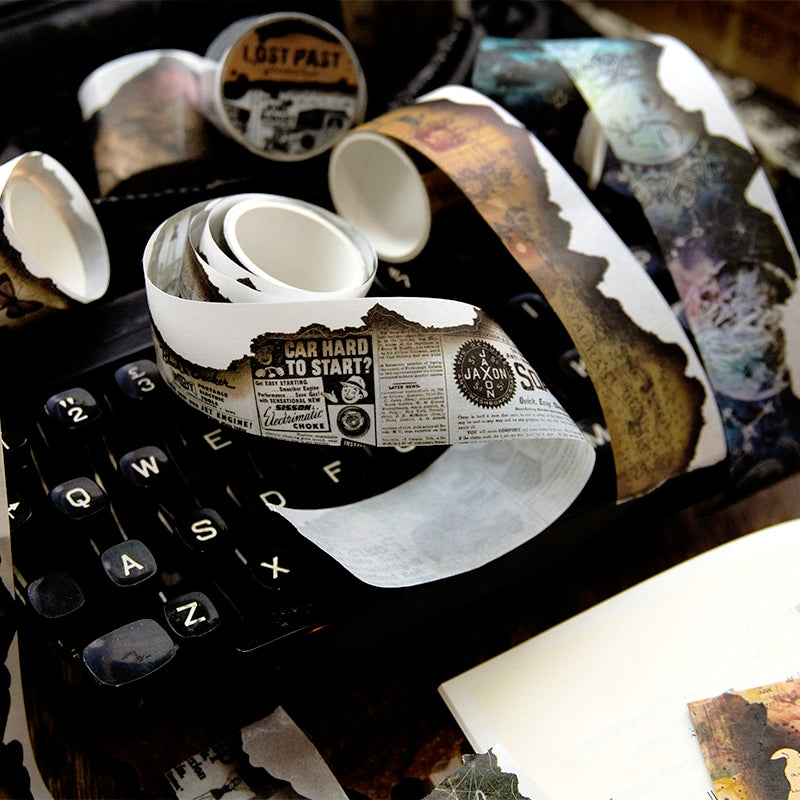Lost Past Series Retro Burnt Edge Washi Tape c2