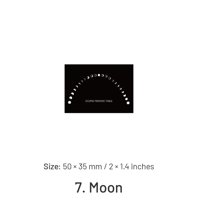 Moon, Bill, Diamond, Emoji Wooden Rubber Stamp sku-7