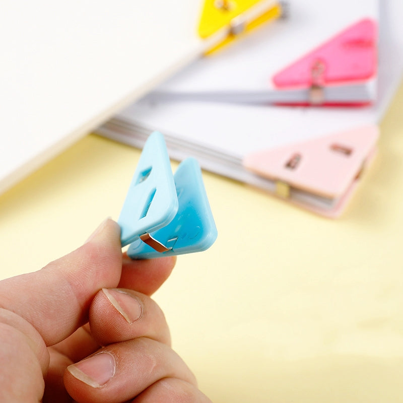 Multi-Functional Triangle Clips Corner Paper Clamps b