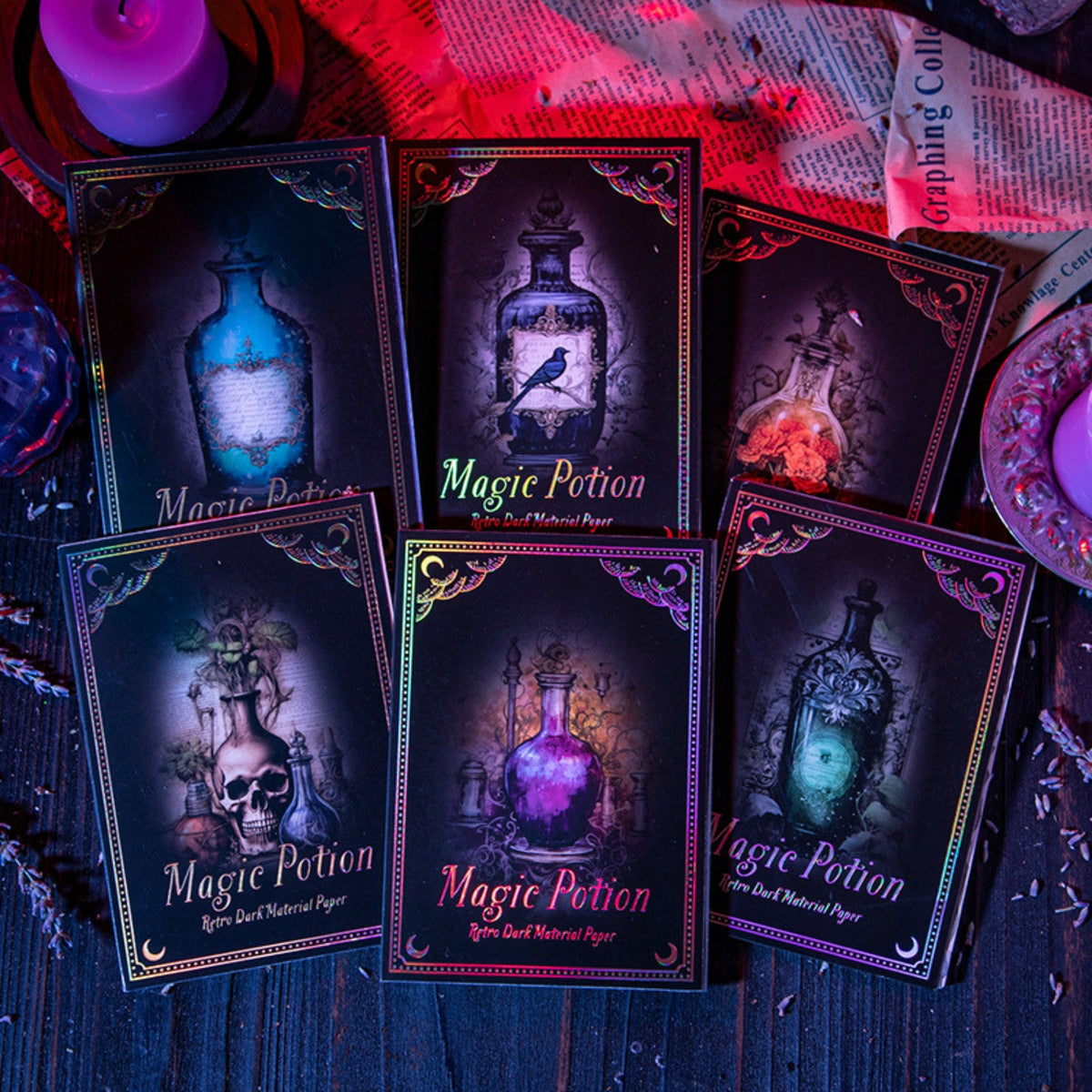 My Magic Potion Series Dark Magic Themed Material Paper 10