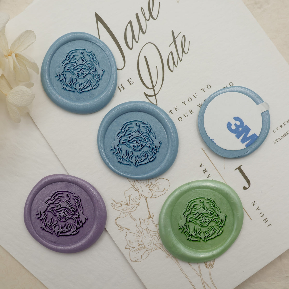 Pomeranian Dog Wax Seal Stamp - Stamprints2